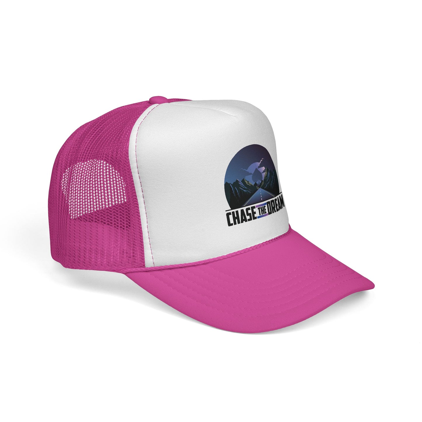 Chase The Dream Poker Trucker Hat – Inspirational Poker Lifestyle Cap | Tilted Felt Apparel