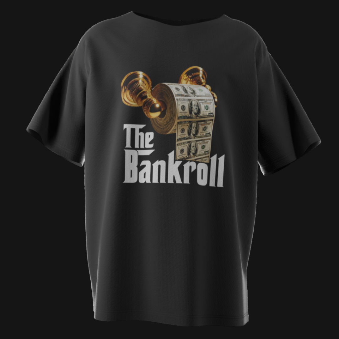 The Bankroll Poker T-Shirt – Funny Godfather-Inspired Poker Tee for Players | Tilted Felt Apparel