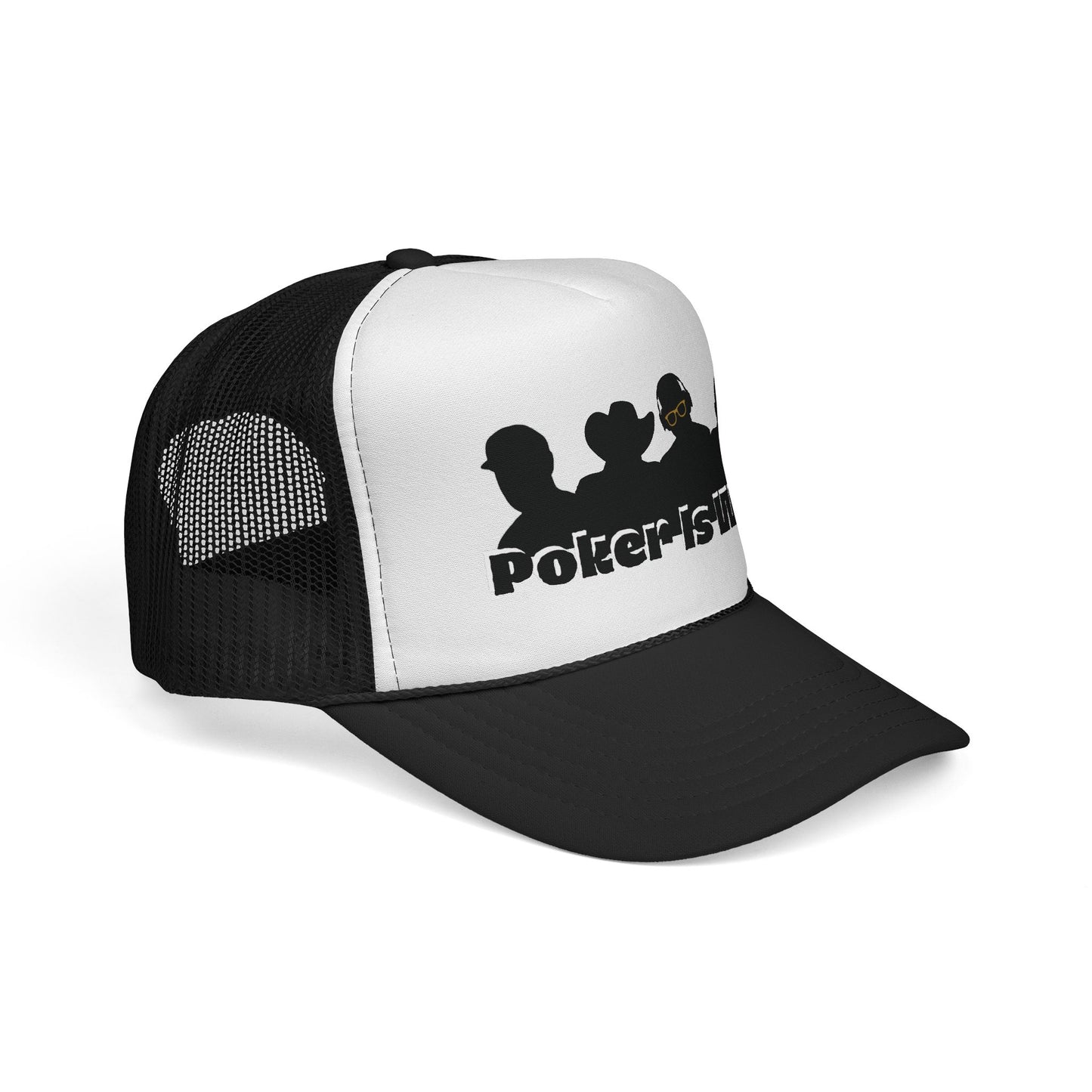 Poker Is War Trucker Hat – Classic Poker Player Snapback | Tilted Felt Headwear Collection