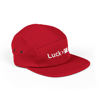 Luck > Skill Poker Hat – Minimalist Poker Cap