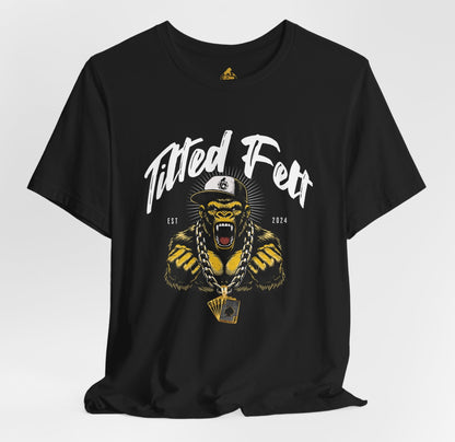 Tilted Felt “Poker Gorilla” Tee – Premium Poker Apparel
