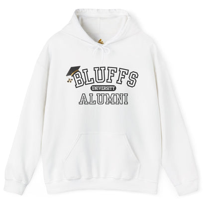 Bluffs University Alumni Poker Hoodie – Funny