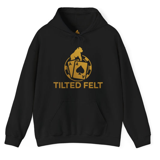 Tilted Felt Signature Poker Hoodie – Premium Poker Lifestyle Sweatshirt for Players Who Live the Game
