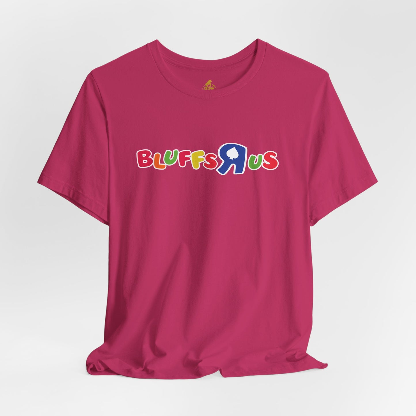Bluffs R Us Poker T-Shirt – Funny Bluffing Tee for Poker Players & Card Lovers | Tilted Felt Apparel