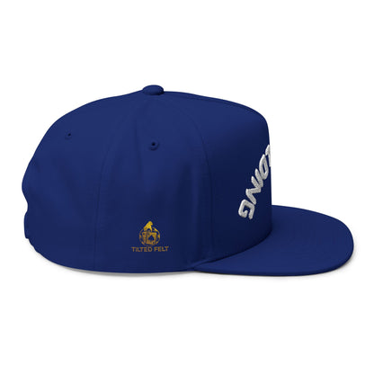 Not Folding Snapback Cap – Embroidered Hat