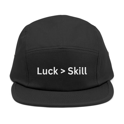 Luck > Skill Poker Hat – Minimalist Poker Cap