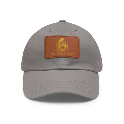 Tilted Felt Patch Dad Hat – Premium Poker Lifestyle Cap