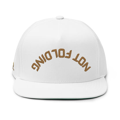 Not Folding Snapback Cap – Embroidered Hat