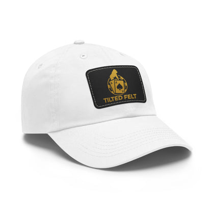 Tilted Felt Patch Dad Hat – Premium Poker Lifestyle Cap