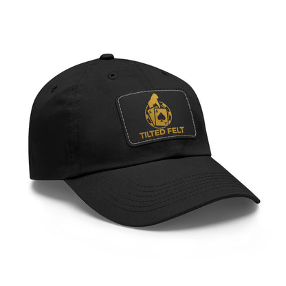 Tilted Felt Patch Dad Hat – Premium Poker Lifestyle Cap