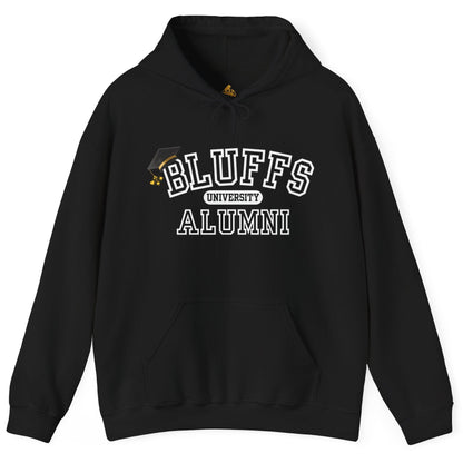 Bluffs University Alumni Poker Hoodie – Funny