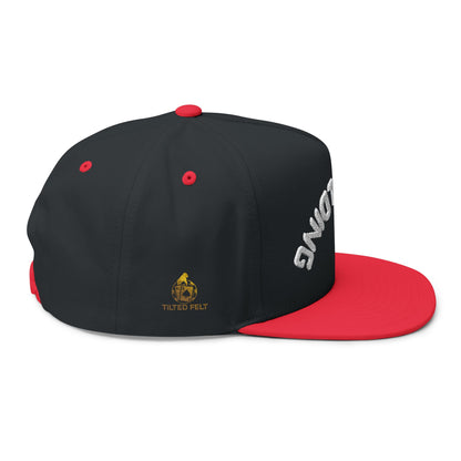 Not Folding Snapback Cap – Embroidered Hat