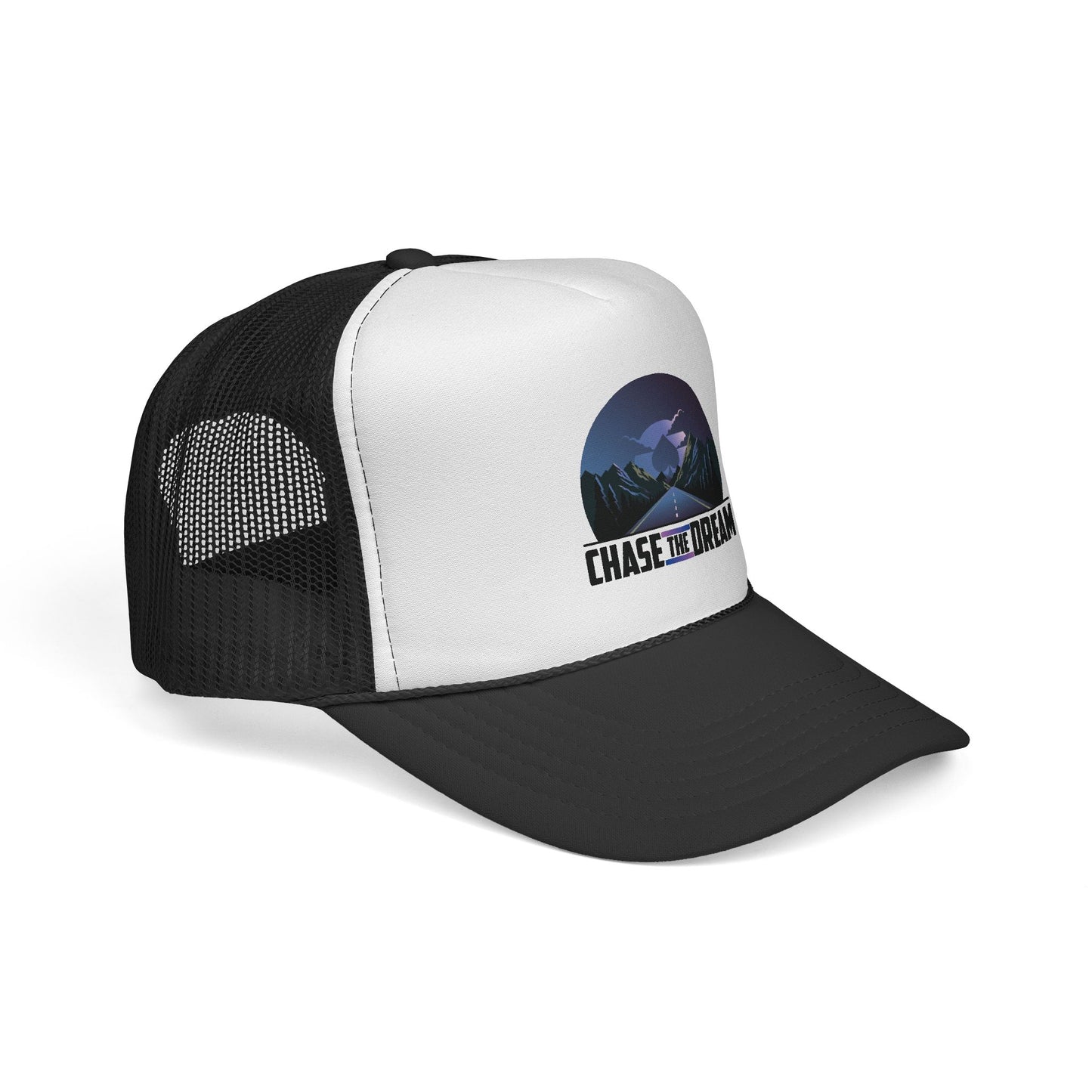 Chase The Dream Poker Trucker Hat – Inspirational Poker Lifestyle Cap | Tilted Felt Apparel
