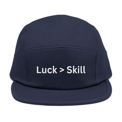 Luck > Skill Poker Hat – Minimalist Poker Cap