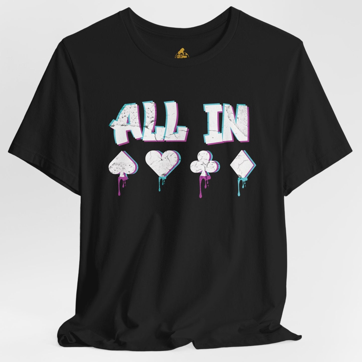 ALL IN Poker T-Shirt – Graffiti Style