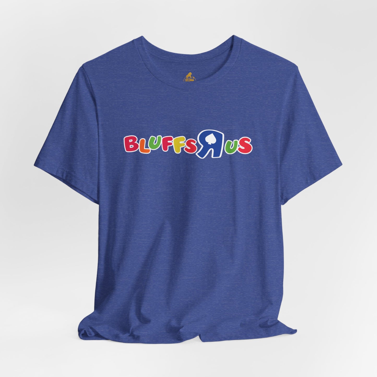 Bluffs R Us Poker T-Shirt – Funny Bluffing Tee for Poker Players & Card Lovers | Tilted Felt Apparel