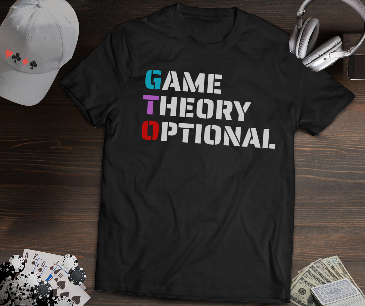 Game Theory Optional Poker T-Shirt – Funny Anti-GTO