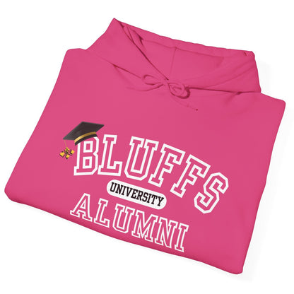 Bluffs University Alumni Poker Hoodie – Funny