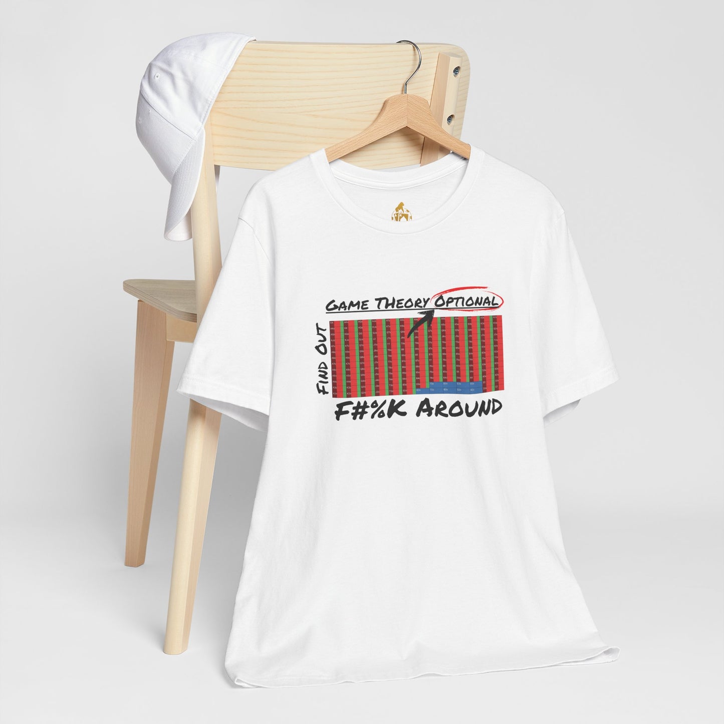 F#%K Around Find Out Poker T-Shirt – Funny Anti-GTO Poker Tee for Cash Game & Tournament Players | Tilted Felt Apparel