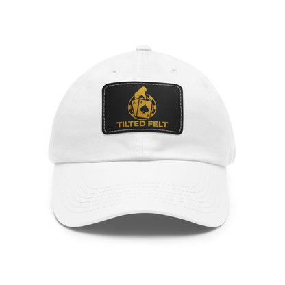 Tilted Felt Patch Dad Hat – Premium Poker Lifestyle Cap
