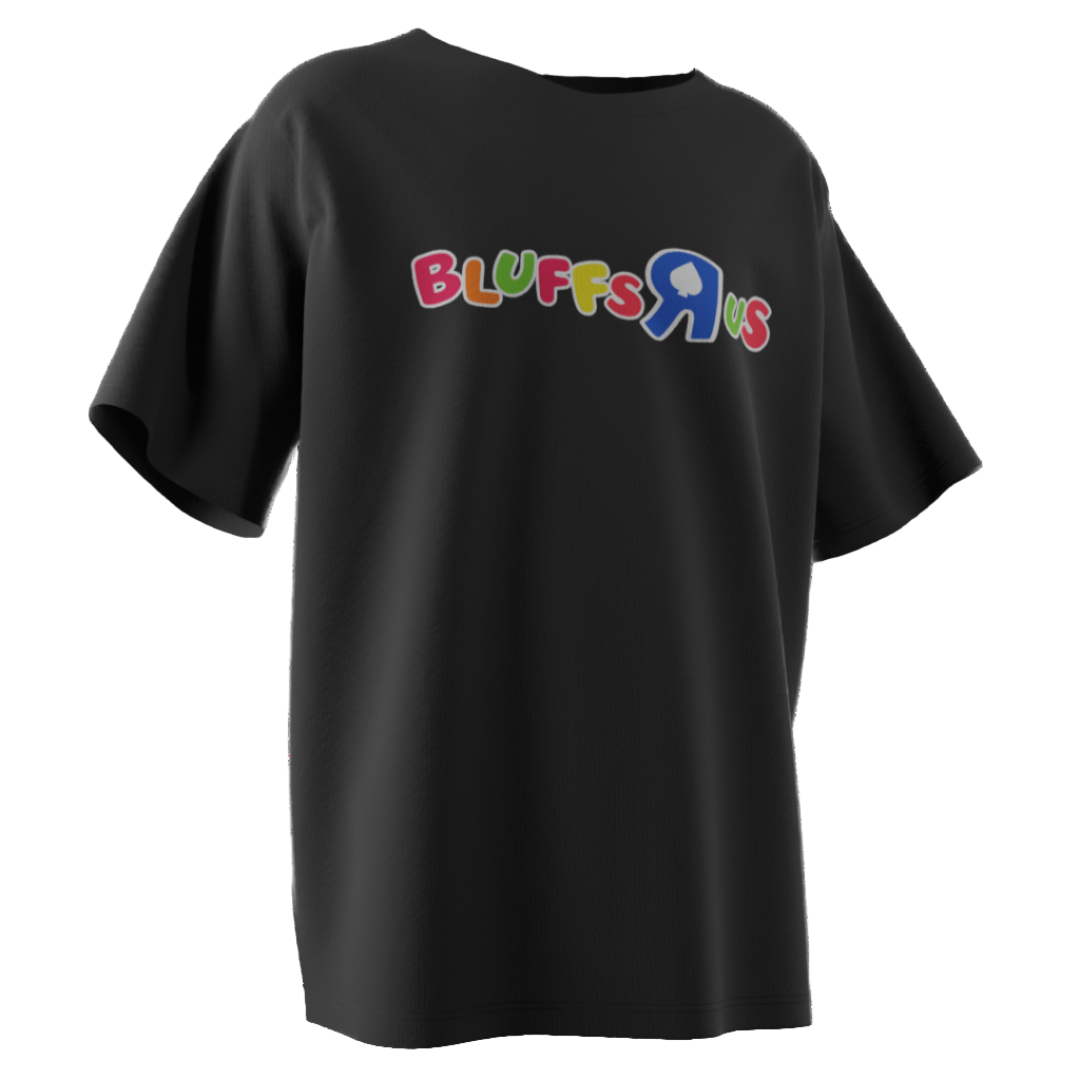 Bluffs R Us Poker T-Shirt – Funny Bluffing Tee for Poker Players & Card Lovers | Tilted Felt Apparel