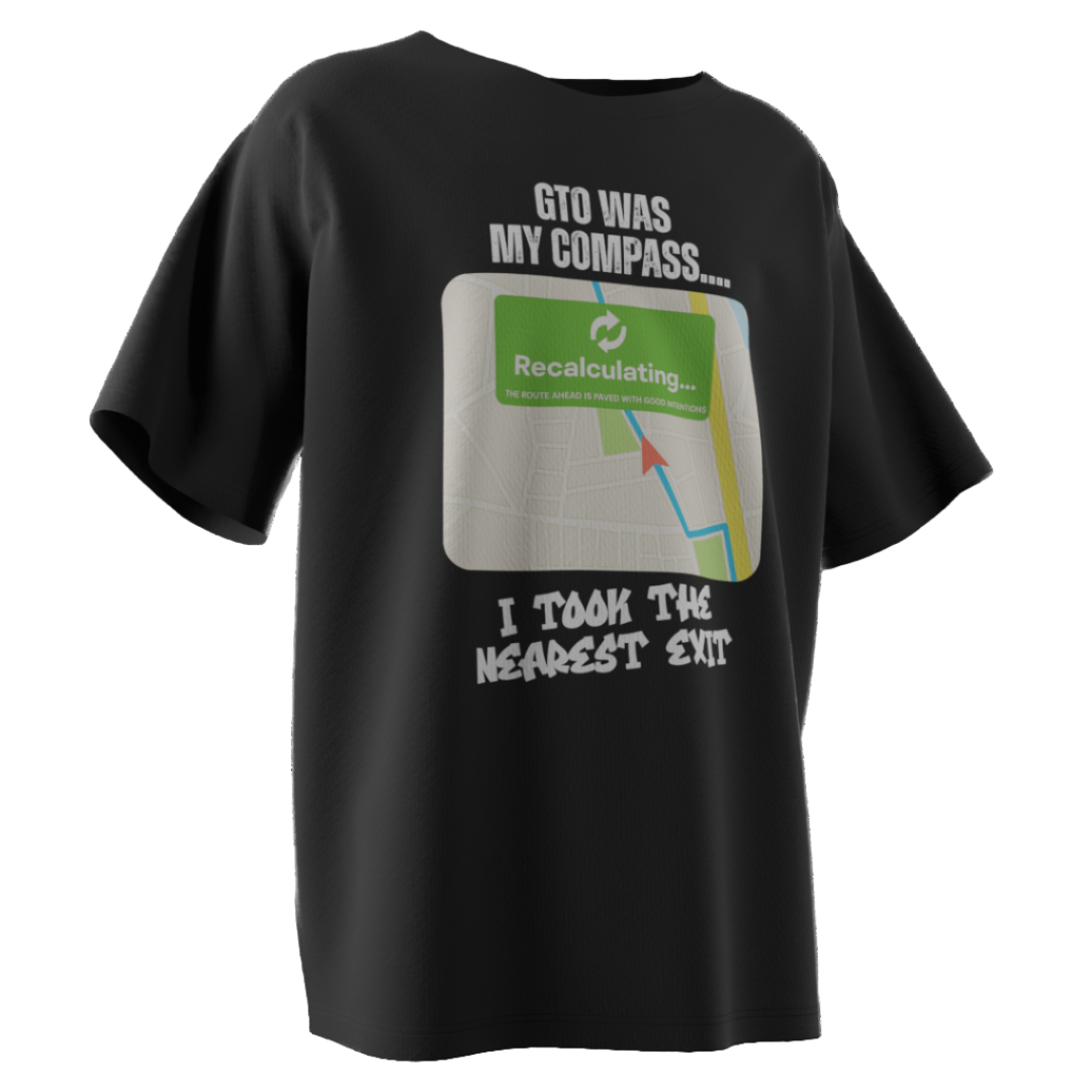 GTO Was My Compass Poker T-Shirt – Funny Anti-GTO Tee for Poker Players | Tilted Felt Apparel