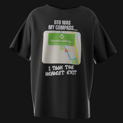 GTO Was My Compass Poker T-Shirt – Funny Anti-GTO