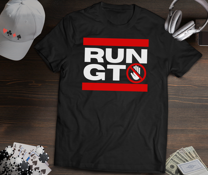 Run GTO Stop Poker T-Shirt – Funny Anti-Solver