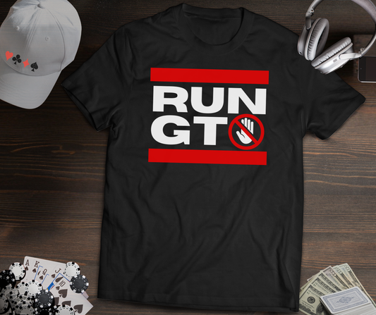 Run GTO Stop Poker T-Shirt – Funny Anti-Solver