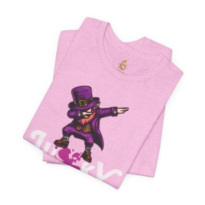 Lucky Dabbing Leprechaun Poker T-Shirt – Mystic Leprechaun Poker Tee | Tilted Felt Apparel